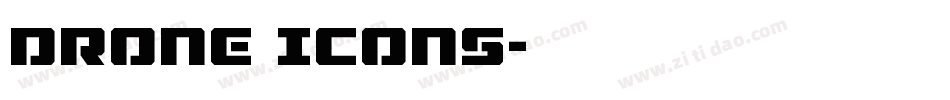 Drone Icons字体转换